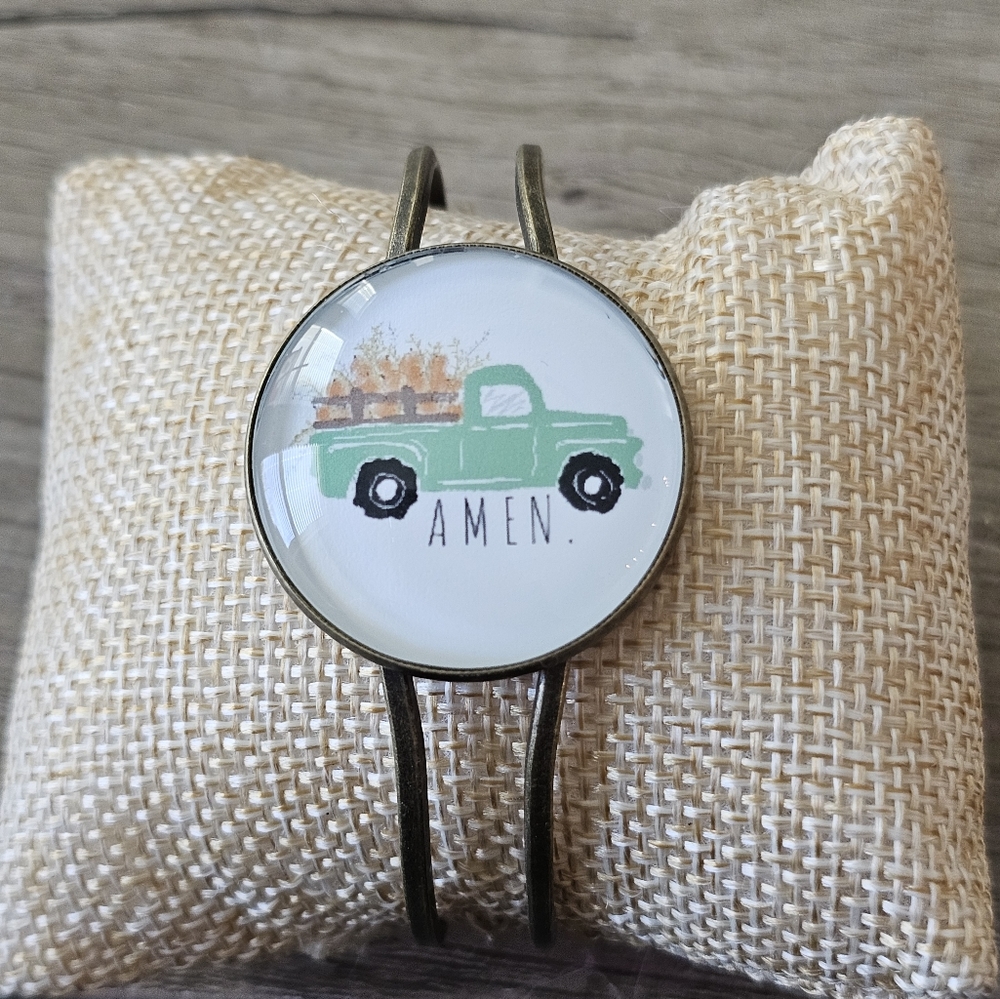 Amen bangle bracelet.